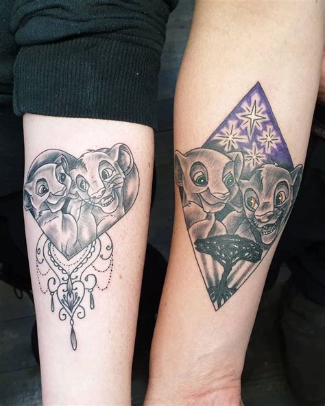 80 Disney Couple Tattoos That Prove Fairy Tales Are Real Matching Disney Tattoos Cute Disney