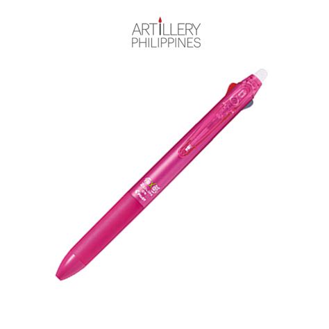 Pilot Frixion 2 Color Push Erasable Ballpoint Pen 05mm Pink Writing