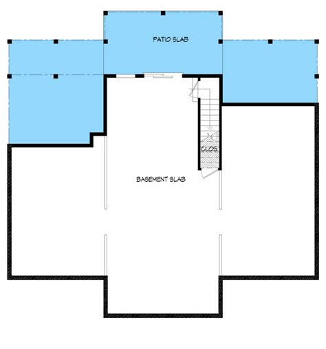 Split Bedroom Vacation Home Plan With Vaulted Interior And Large Rear