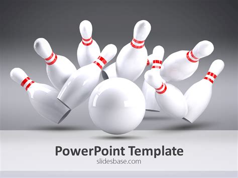 Bowling Strike Powerpoint Template Slidesbase