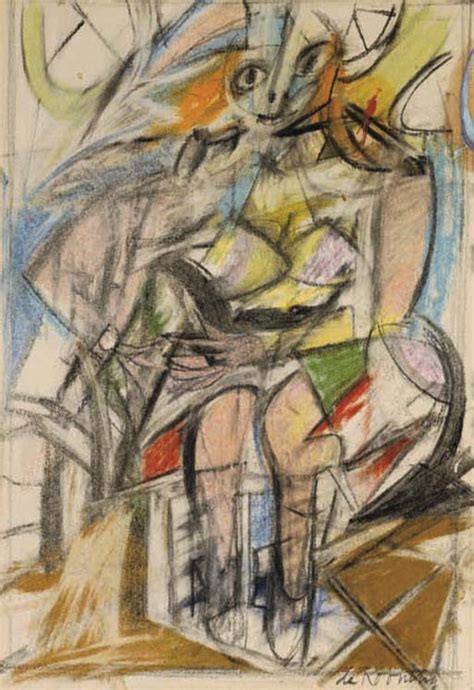 Willem De Kooning 1904 1997 Woman Seated Woman I Christies