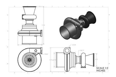 Cad Project Turbocharger