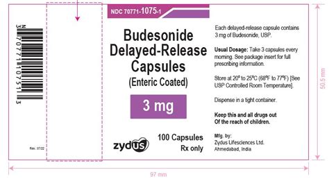 Budesonide Delayed Release Capsules Enteric Coated