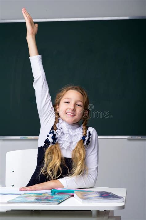 Schoolgirl Learning In Classroomback To School Education Concept Stock Image Image Of