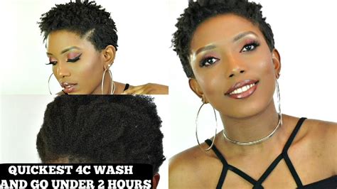 Wash and wear haircuts for over 60. QUICKEST 4C WASH AND GO UNDER 2 HOURS| SHORT NATURAL HAIR ...