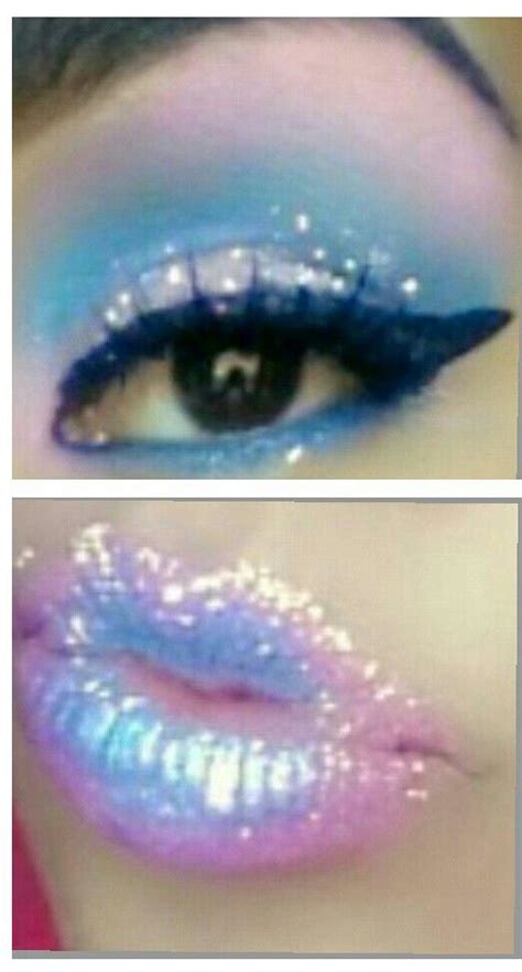 Cotton Candy Eye Makeup Look Glitter Eye Makeup Makeup Looks Makeup