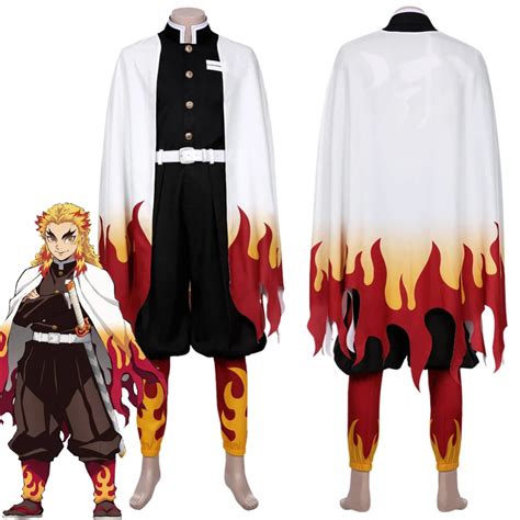 Demon Slayer Rengoku Kyoujurou Outfit Cosplay Costume Cosplay Costumes Anime Costumes Cosplay