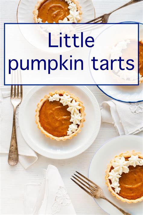 Mini Homemade Pumpkin Tarts Recipe Pumpkin Tarts Mini Pumpkin