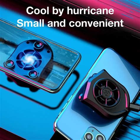 Mobile Phone Radiator Universal Phone Cooler Fan Suction Cup Holder
