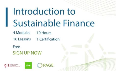 Introduction To Sustainable Finance The Alliance For Green Commercial