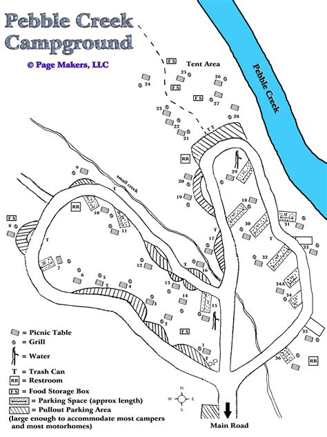 Pebble Creek Campground Map Pictures And Video Yellowstone National
