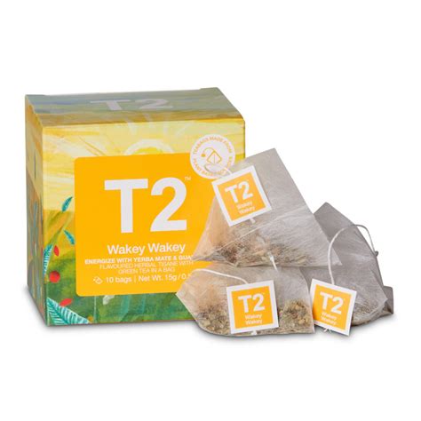 Buy T2 Wakey Wakey Teabags 10 Tea Bags Chemist Direct