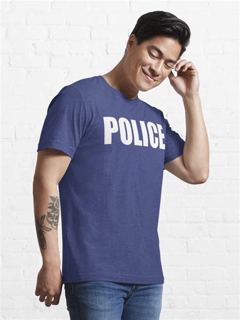 Police T Shirt For Sale By Artbae Redbubble Police T Shirts