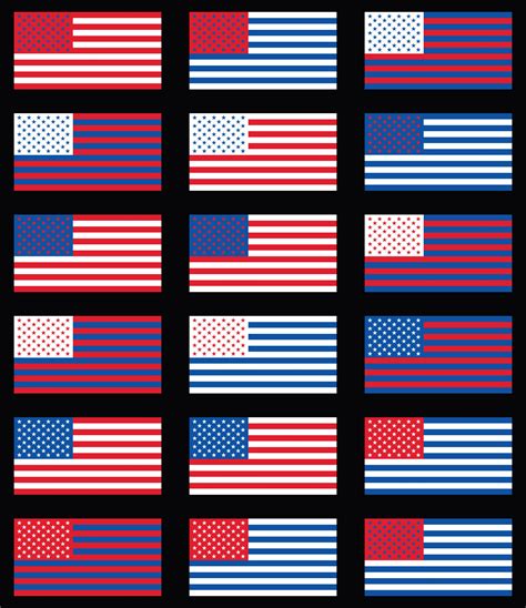 Us Flag Variations Color Swaps Rvexillology
