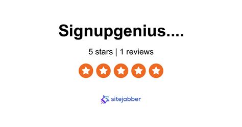 Signupgenius Reviews 1 Review Of Sitejabber