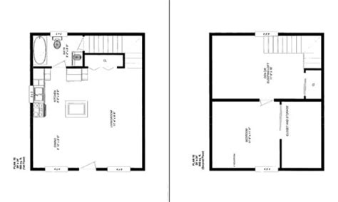 20x24 Cabin Floor Plans Floorplansclick
