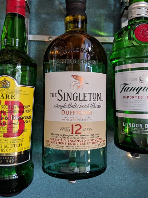 The Singleton 12y Dufftown Single Malt Scotch Whisky in an Air Canada ...