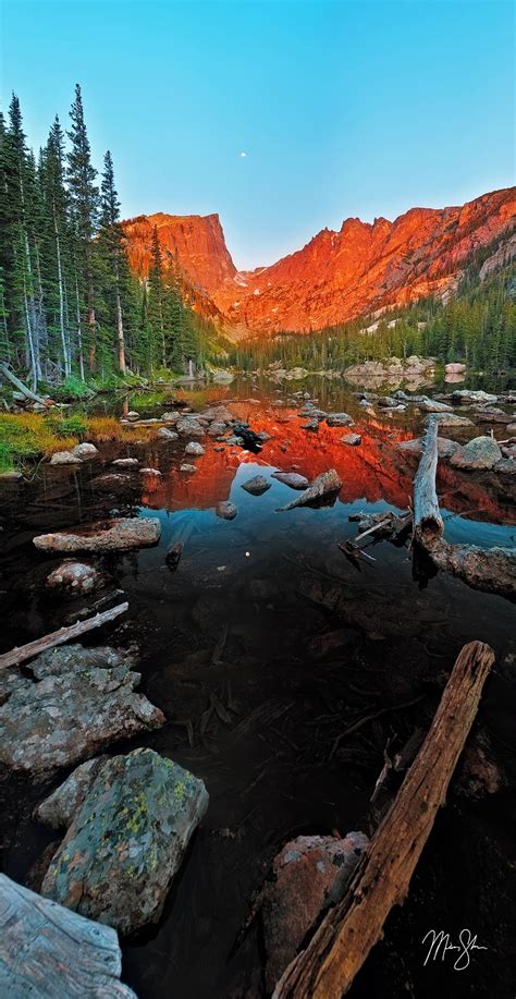 Dream Lake Sunrise Dream Lake Rocky Mountain National Park Near