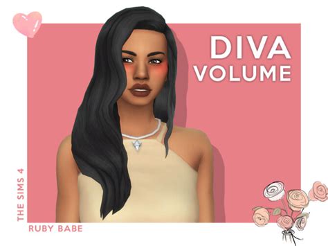 Diva Volume Hair At Gorgeous Sims Sims 4 Updates