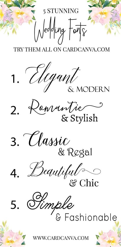 Try Those Beautiful Wedding Fonts With Calligraphy Fonts Script Font