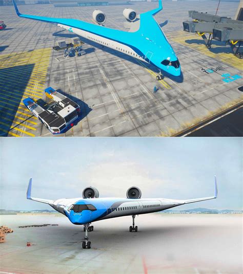 We Have Seen The Future Of Air Travel And It Includes Klms Flying V Aircraft Flying V