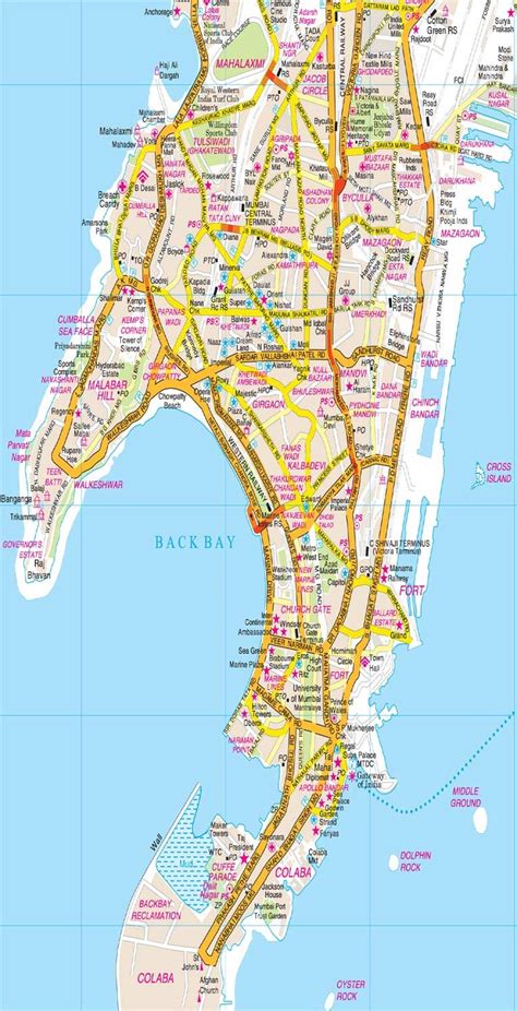 Political Map Mumbai Mapsofnet