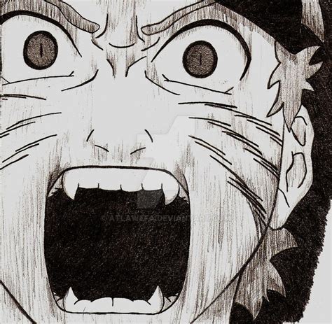 Uzumaki Naruto Kyuubis Rage By Atlawefa On Deviantart