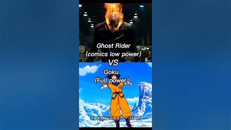 Ghost Rider Vs Gokuvsshorts Youtube