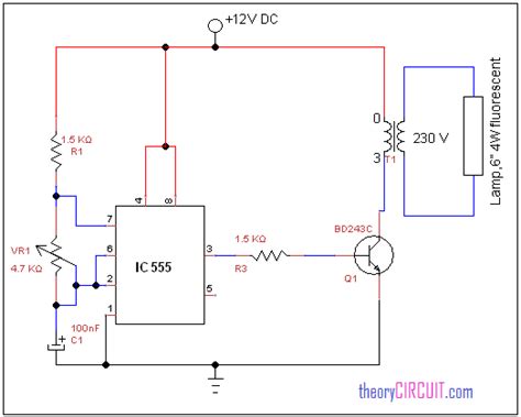 Home » lights » usb reading lamp circuit. Fluorescent lamp driver circuit diagram