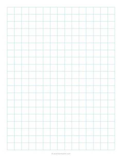 12 Inch Grid Plain Graph Paper Blue Free Printable