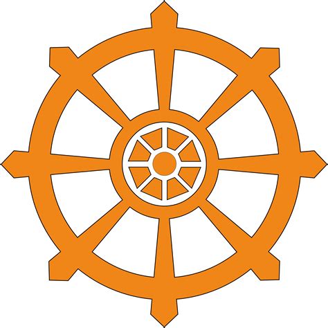 Dharma Wheel Buddhist Symbols
