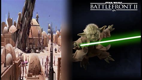 Star Wars Battlefront 2 Yoda Gameplay Mos Eisley Youtube