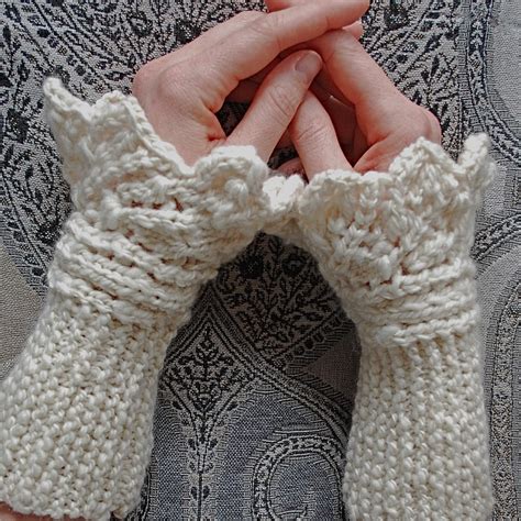 Knitting Pattern Pdf Wrist Warmers Cassys