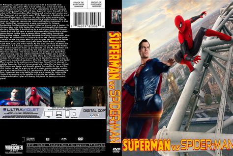 Superman Vs Spider Man Dvd Cover Version 3 By Steveirwinfan96 On Deviantart