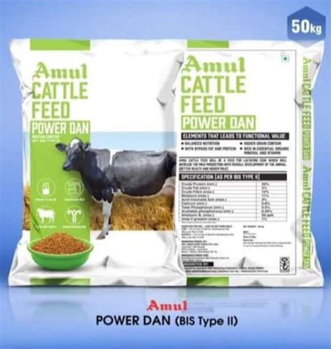 Amul Power Dan Cattle Feed Packaging Type Hdpe Bag Packaging Size