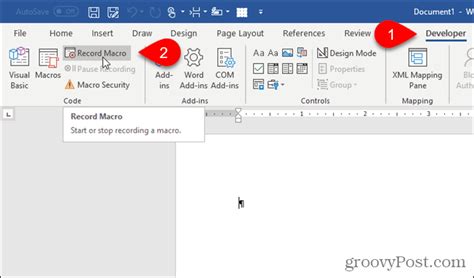 How To Record And Run Macros To Automate Tasks In Word