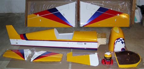 All Major Airframe Components That Arrived With Hangar 9 35 Scale