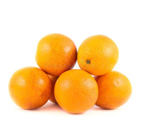 Pile Of Fresh Oranges Isolated Stock Image Image Of Background