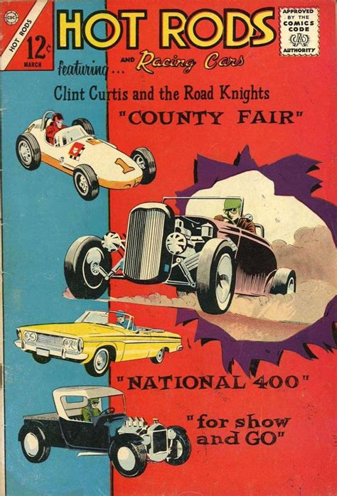 Comic Book Cover For Hot Rods And Racing Cars 68 Hot Rods Comics