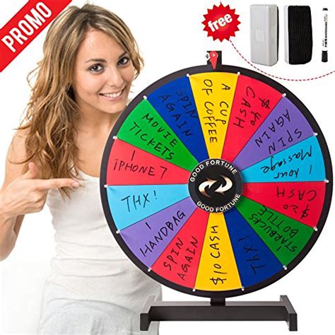 Buy Big Promo Op Spinning Prize Wheel Spin To Win Wheel Game With Dry Erase Marker And Eraser