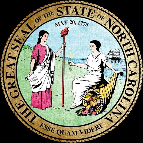 Great Seal Of The State Of North Carolina Photograph By Mountain Dreams