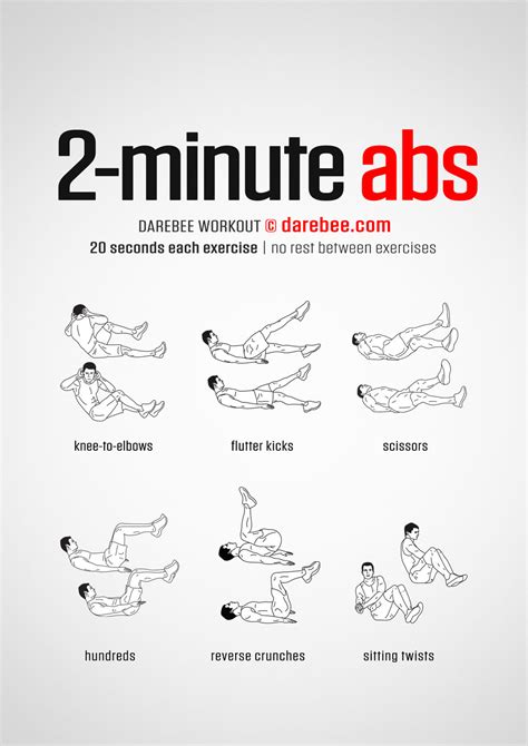 2 Minute Easy Ab Workout For Beginners