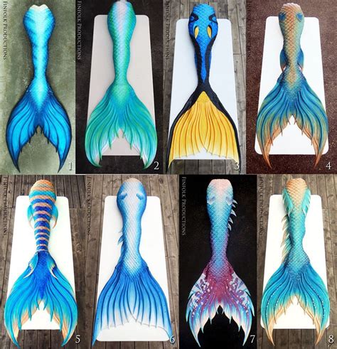 When It Comes To Tail Designs Many Mermaids Are Inspired By The Ocean So It S No Surprise That
