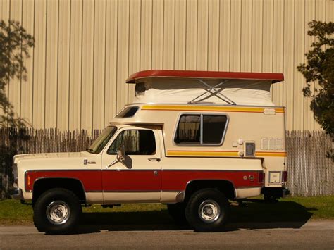 Starling Travel 1976 Chevy Blazer Chalet Popup Truck Camper