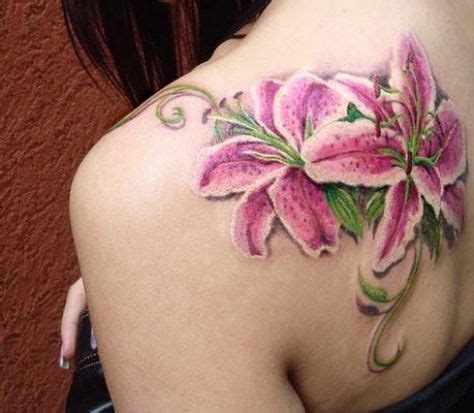 Star Gazer Lily Tattoo Ideas Lily Tattoo Lily Flower Tattoos