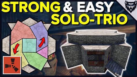 Rust Strong Double Bunker Base Solo Trio Base Design 2019 Youtube