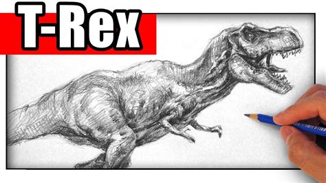 How To Draw A Dinosaur T Rex Jon Hodge