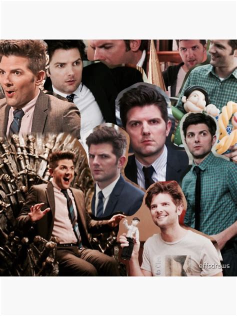 Ben Wyatt Adam Scott Parks And Recreation Poster By Effsdraws Redbubble