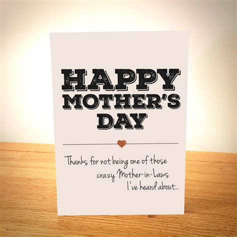 Mother In Law Mothers Day Card Mother In Law Mother S Day Card Sold