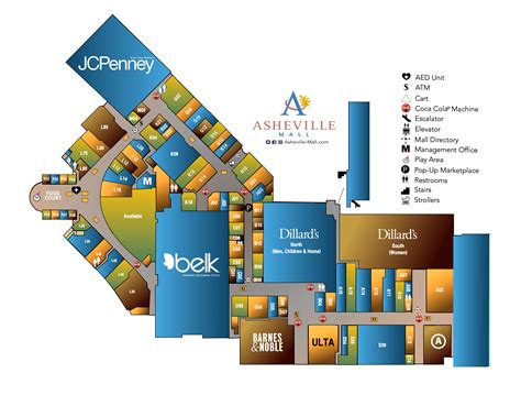 Asheville Mall Map Directory